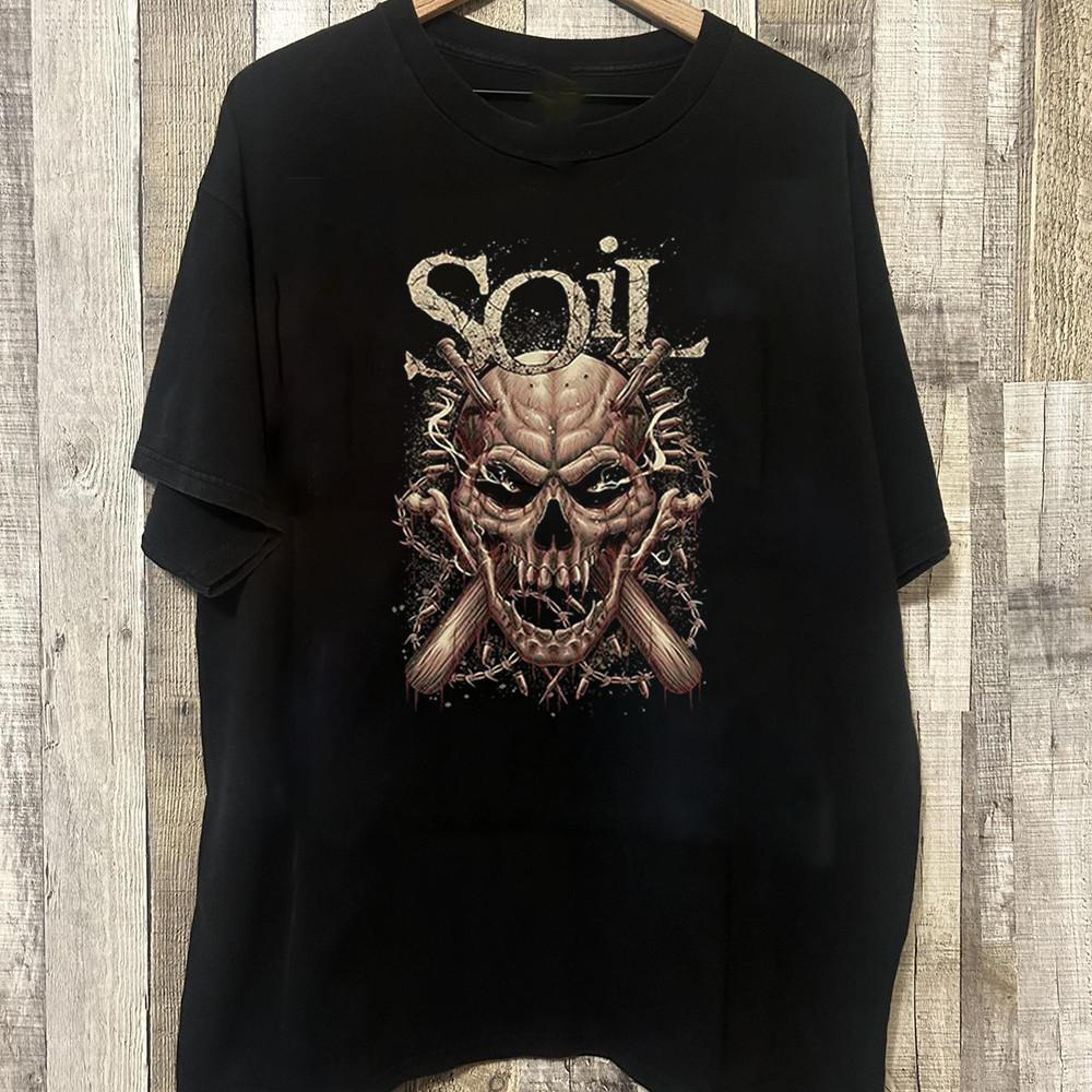 NEW SOil Band Black Cotton All size S-5XL Unisex Shirt HT70