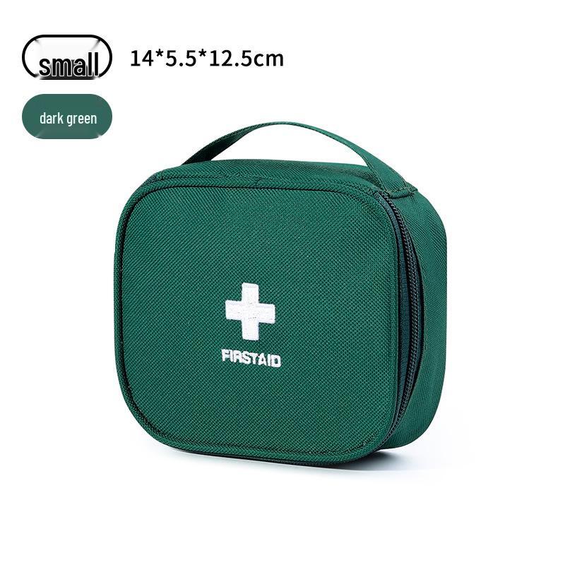Portable Emergency Medical Kit: Compact Storage Bag for Home, Travel, and Business Trips.
