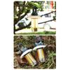 Mini Portable Camping Lights Rechargeable Led Flashlight Dual-Light Warm White Multifunctional Outdoor Lamp Garden Atmosphere