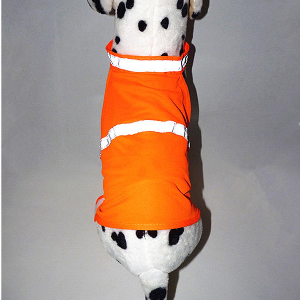 Светоотражающий жилет для собак, флуоресцентная одежда повышенной видимости для собак, светящаяся одежда для маленьких, средних и больших собак.