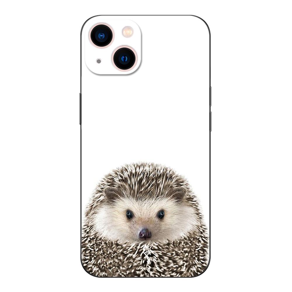 Black Tpu Case For Vivo Y52 Y70 Y70s Y70T Y71 Y71A Y72 Y73S Y75 Y76 Y75 Y81 5G 2020 Hedgehog