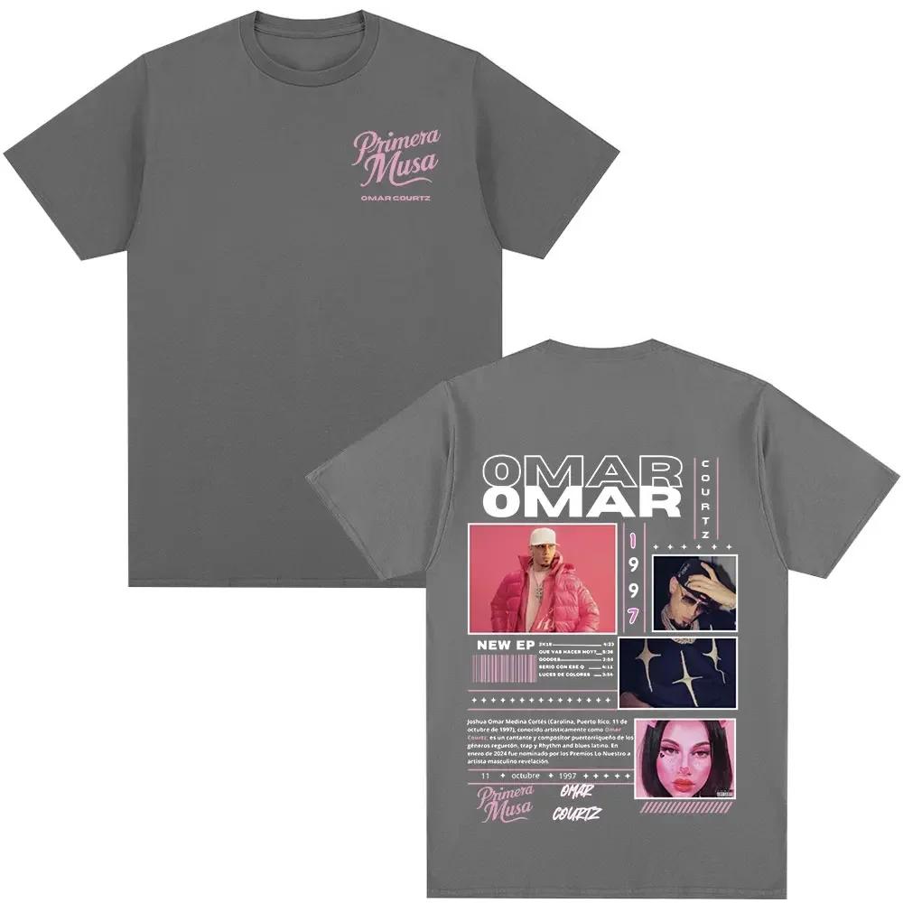 Omar Courtz Primera Musa Album Tour Merch T Shirt Unisex Wounisex Clothing Hip Hop Fashion Tshirt Casual Cotton Short Sleeve Tshirts