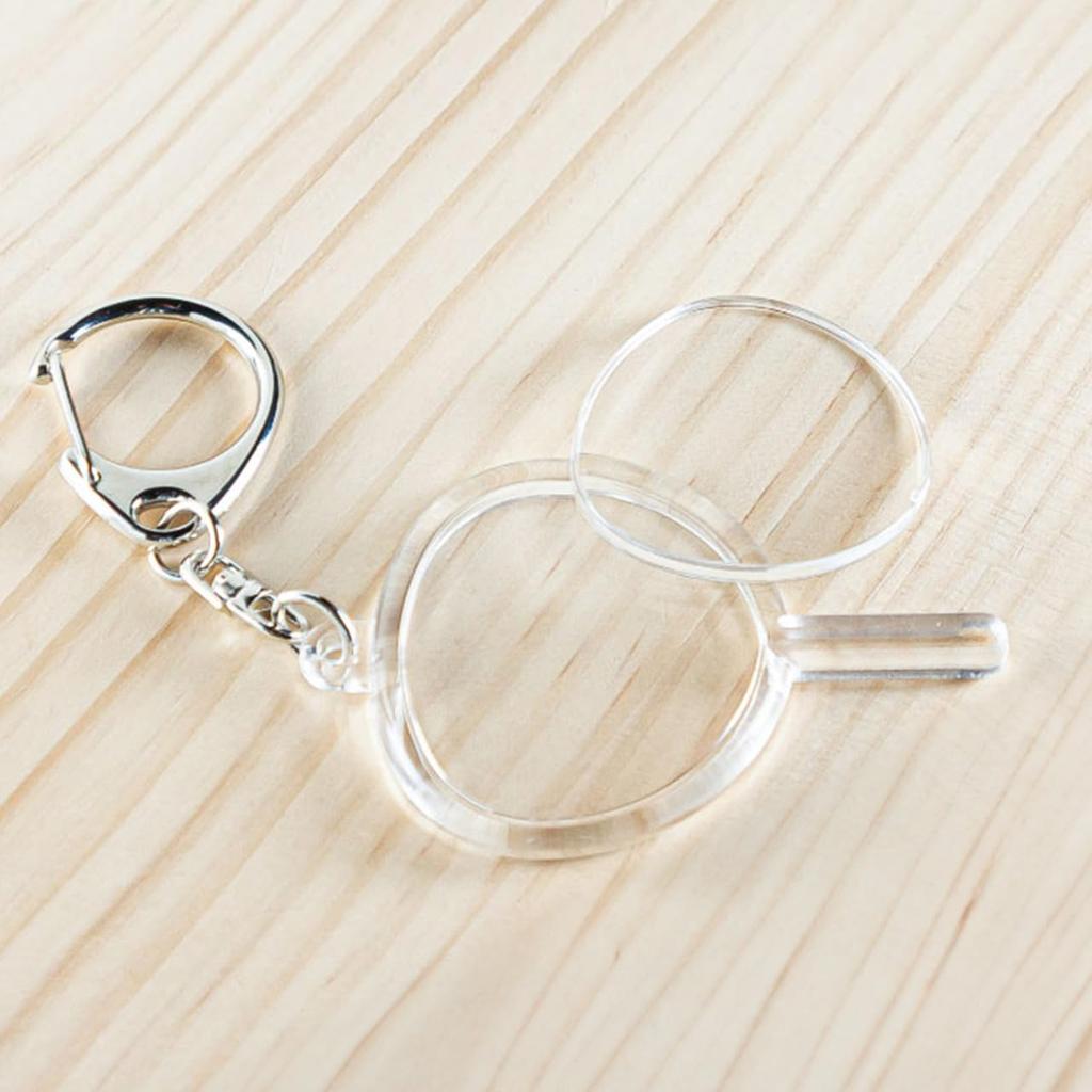 Акриловый набор вееров Oshi Clear Ручная работа Сделано в 36 x 40 мм [Дизайн EBISU] Брелоки Hame-Pachi, Форма, 5, Ошикацу, Цвет, Персонализированный, Детали, Набор,