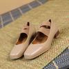 Spring New Women Flat Shoes Fashion Square Toe Shallow Ladies Ballet Shoes Soft Casual Flat Low Heel Shoes