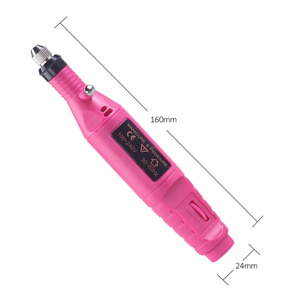 USB Plug Nail Electric Apparatus for Manicure Milling Drill Bit Set Pedicure Machine Gel Remover