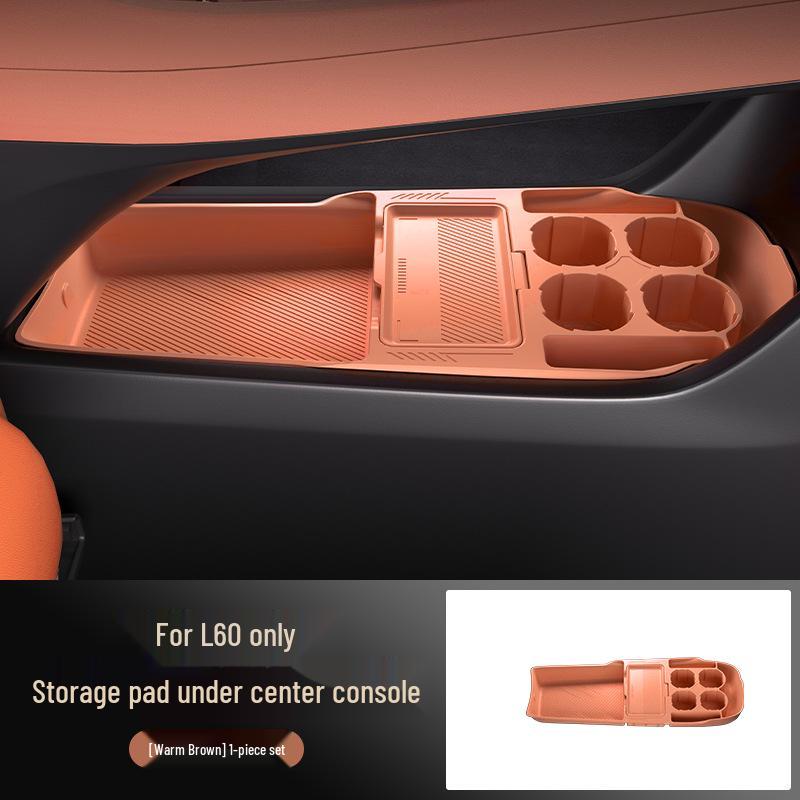 L60_L90 Silicone Center Console Storage Organizer for Cars