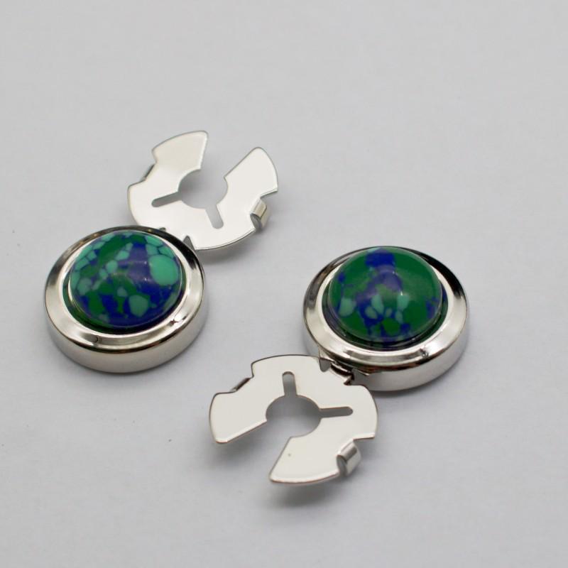 Baroque Classic Pattern Metal Cufflinks for Men's French Shirt Sleeves