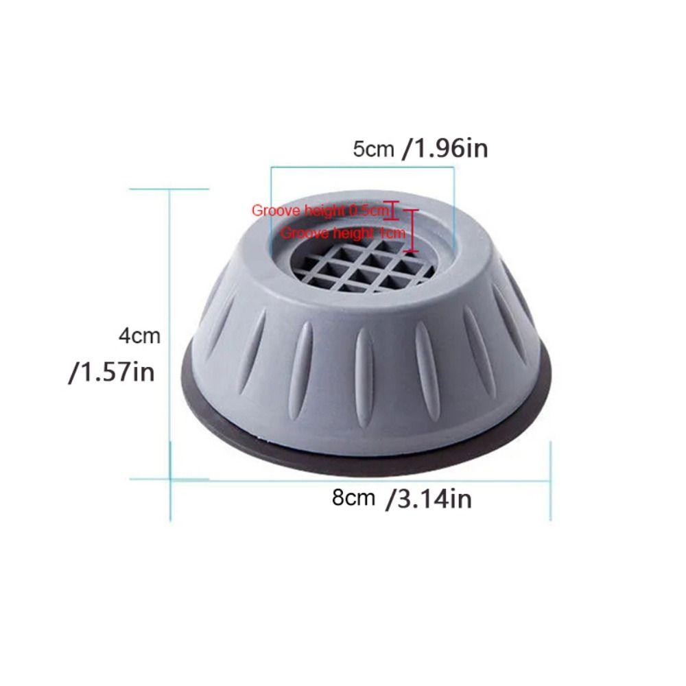 Lifting Holder Slipstop Washing Machine Rubber Mat Refrigerator Support Feet Pad Dampers Stand