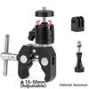 Camera Motorcycle Handlebar Mount Selfie Stick Bicycle Monopod for Go Pro 13 12 11 10 9 8 Insta360 X4 DJI Osmo Action 5 Pro 4 3