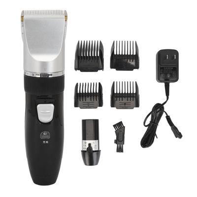 Машинка для стрижки волос, профессиональная машинка для стрижки волос со сменной батареей черного цвета