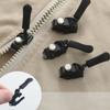 6Pcs Zipper Repair Kit Universal Instant Zipper Repair Replacement Sliding Teeth Rescue Zipper Head For 3 Different Size