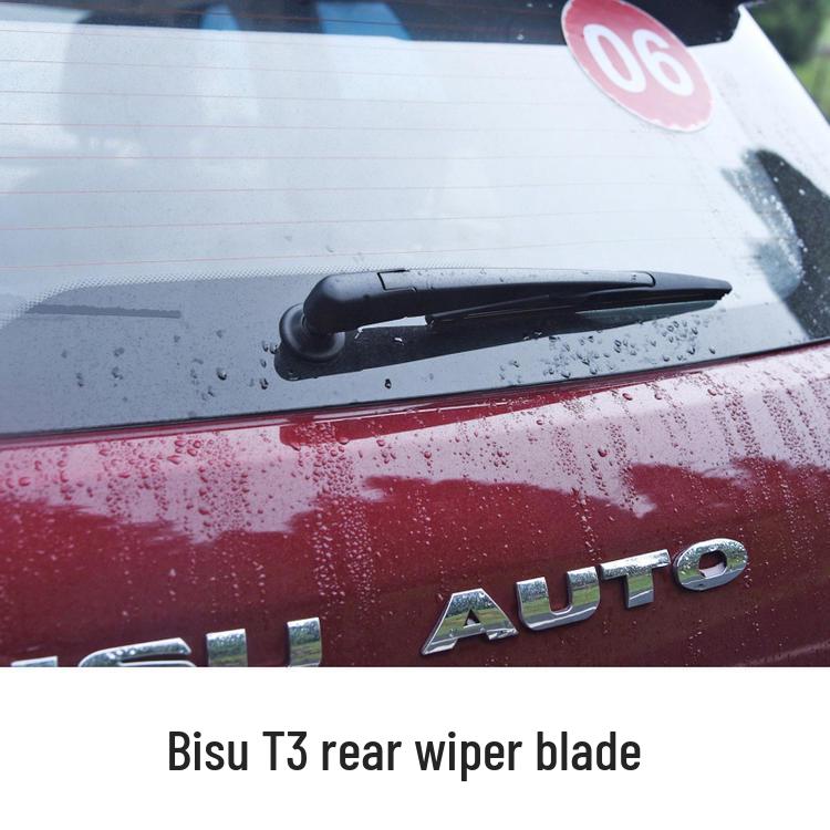 Bisu T3 Compatible Boneless Wiper Blade and Rubber Strip for Front and Rear