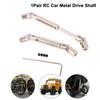 1 пара Mn82 Mn78 Металлический приводной вал для радиоуправляемой машины Приводной вал для радиоуправляемого грузовика Аксессуары для модификации модели радиоуправляемой машины Запчасти для игрушечной машины