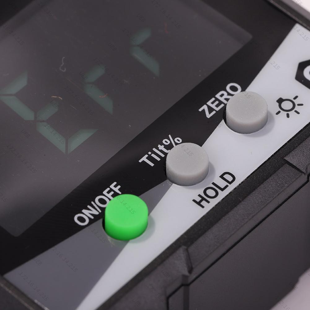 Цифровой угломер Магнитный инклинометр IP54 Водонепроницаемый Угломер для торцовочной пилы Инструмент для измерения в деревообработке