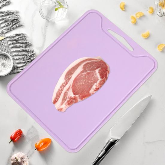 Силиконовый коврик для разделочной доски, складная двухсторонняя разделочная доска для овощей, нескользящие коврики для кемпинга с канавкой для сбора капель