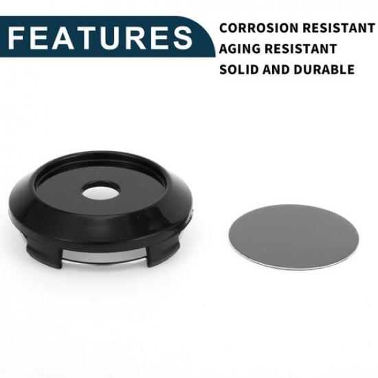 Car Wheel Center Hub Cap Rim Cover Hub Caps 64mm 252" OD Snap-in Plastic