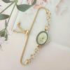 New Elegant Watch for Women Rhinestone Inlaid for Clover Lady Watches Oval Fashion Quartz Wristwatch Bracelet Clocks Reloj Mujer