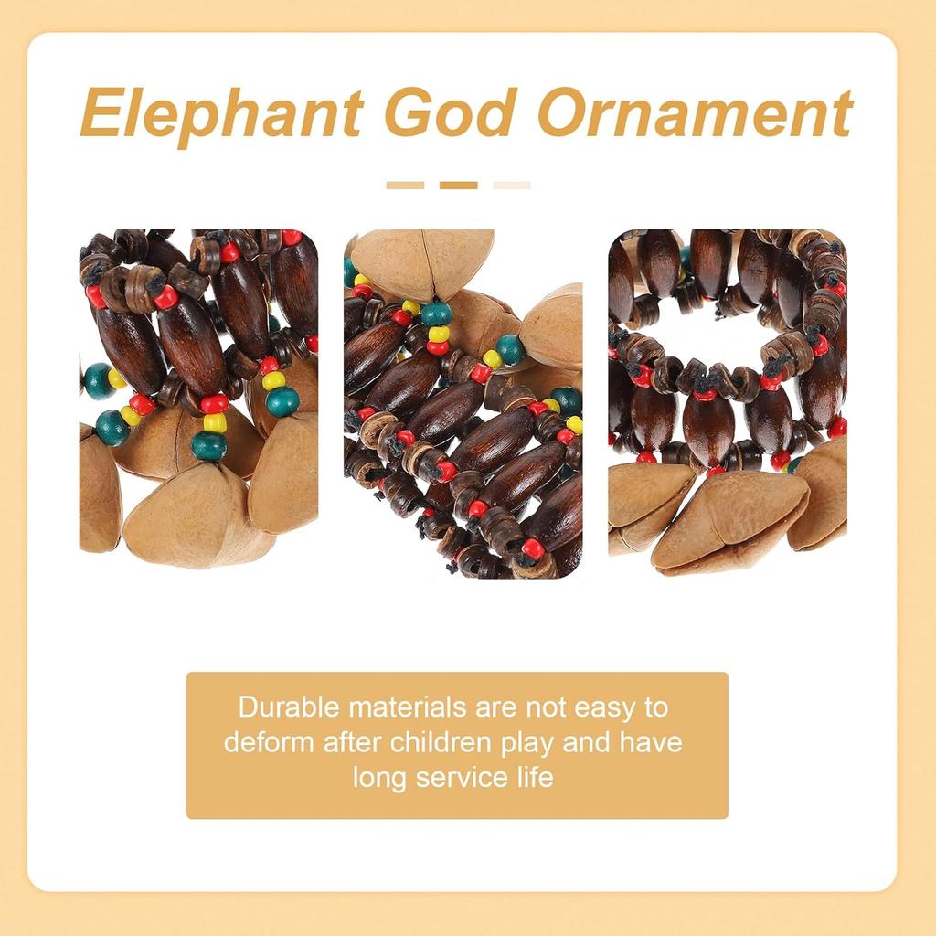 Milisten Тамбора Доминиканская 2 шт. Браслет из африканской скорлупы, музыкальный инструмент, ручной колокольчик, браслет с африканским орехом, браслет, музыкальный инструмент, барабан