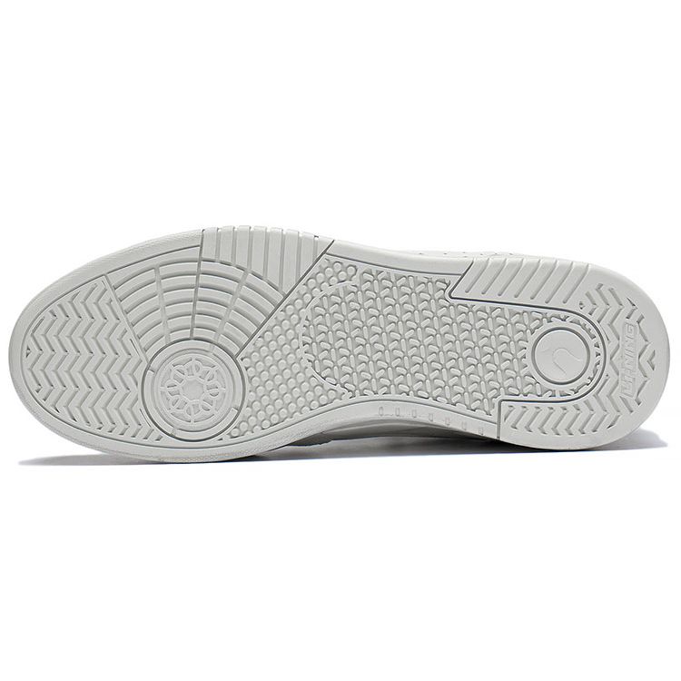 Li-Ning Light Blue Fabric Synthetic Leather Low-Top Wear-Resistant Casual Non-Slip Shock Absorbing Lightweight Sneakers Unisex Sneakers AGCS427-4