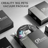 CREALITY PETG Filament 1.75mm 3D Printer Filament, 1kg (2.2lbs) Neatly Coiled Spool ±0.03mm Black 3D Printer Supplies