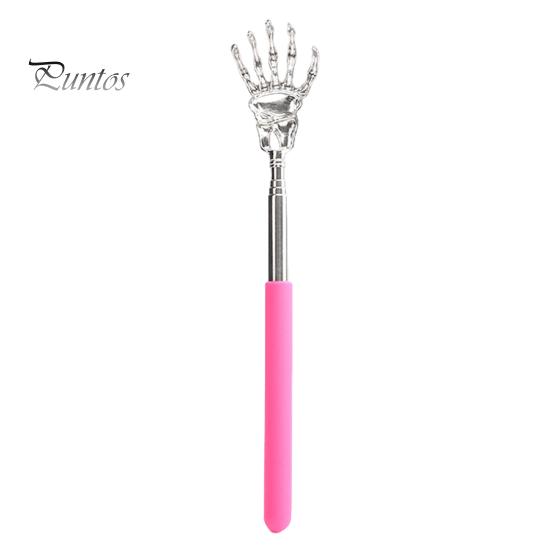 Выдвижной скребок для спины с призраком из нержавеющей стали, портативный телескопический массажер с когтями, забавный подарок для пожилых людей, пап, мужчин, женщин