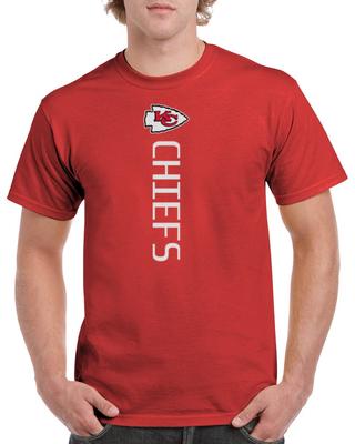 Вертикальная футболка Chiefs Kansas City Football KC Arrowhead Вертикальный Графический GKC01 Унисекс Футболка