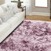 Modern Shaggy Living Room Rug Pink 120x170