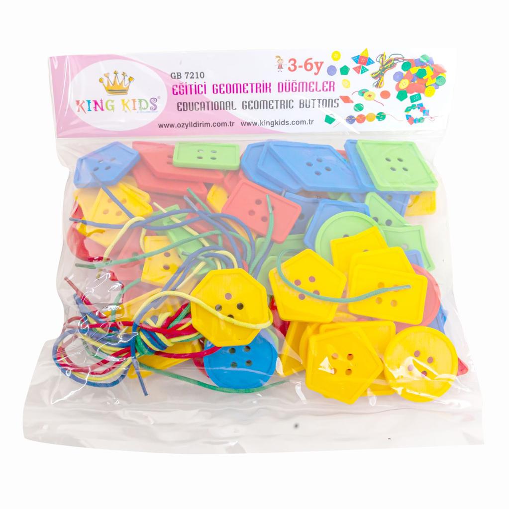 Развивающие конструкторы Buttons King 96 штук