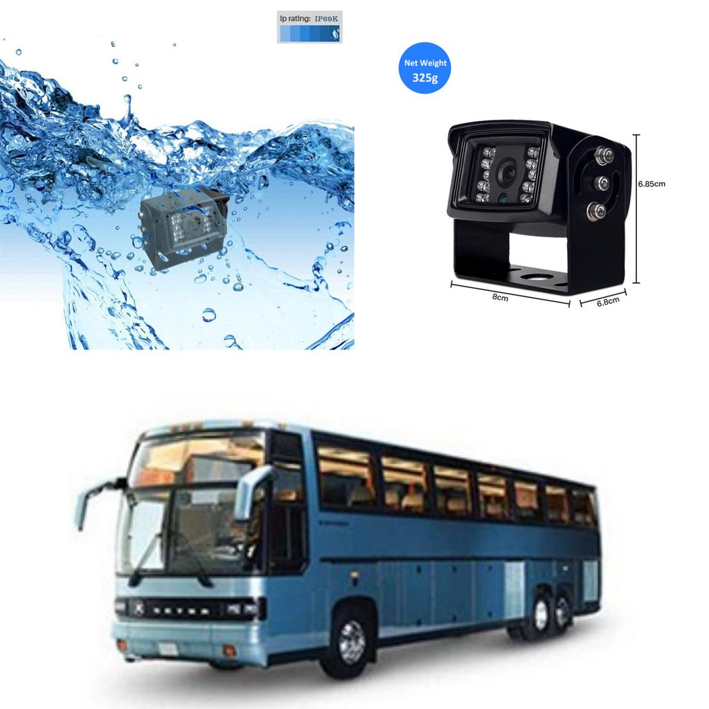 480P HD Rear View Reversing Backup Paking Assist Camera For Truck RV Trailer Van