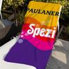 Модное полотенце с логотипом P-Paulaner S-Spezi-S Спортивное Быстросохнущее Туристическое Снаряжение для Кемпинга Песозащитное Мягкое Легкое Большое Пляжное Полотенце
