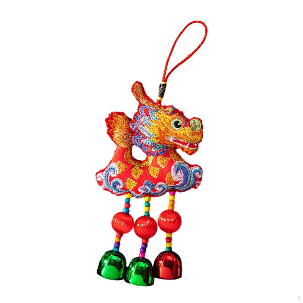Blessing Wind Chime Pendant Dragon Year Decoration Spring Festival Decor for