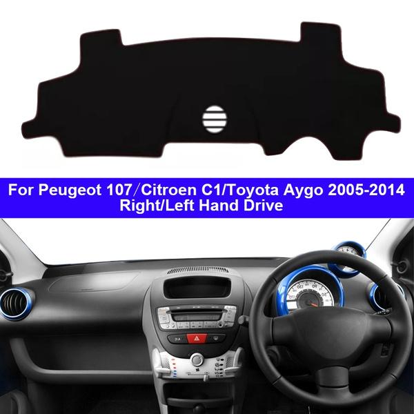 Car Auto Inner Dashboard Cover For Peugeot 107 For Citroen C1 For Toyota Aygo 2005-2014 Dash Mat Rug Carpet Cushion