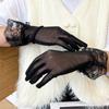 Highly Elastic Lace Gloves Anti-uv Sunscreen Gloves 2024 Riding Driving Gloves  Cycling Driving