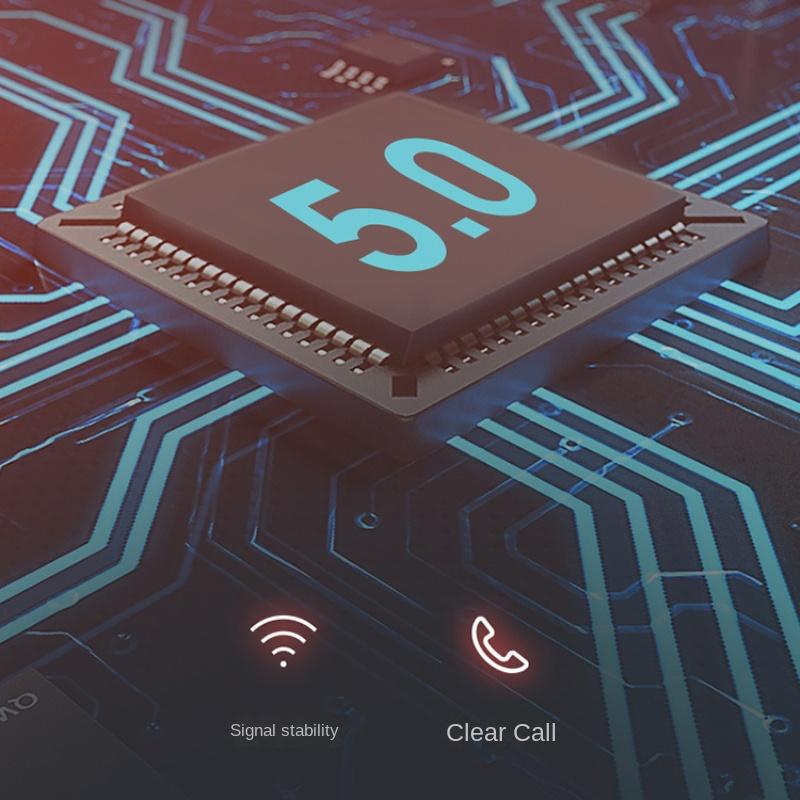 Bluetooth-гарнитура с цифровым дисплеем, спортивные беспроводные стереонаушники TWS 5.0