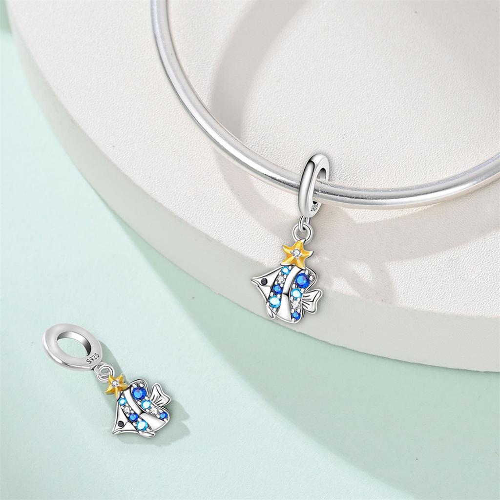 Elegant Copper Charms Sea Shell Starfish Dolphin Beads Fit Bracelet Necklace Bead Jewelry Making Fine Jewelry Gift