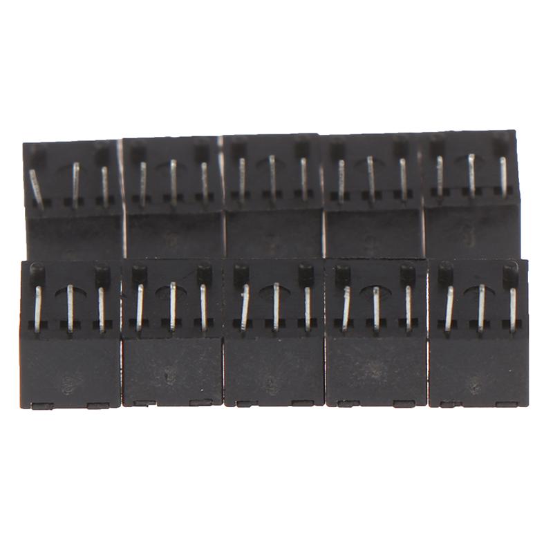 10 шт. Dc-003 3,5*1,3 мм разъем питания постоянного тока 3-контактный разъем для монтажа на панели
