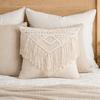 with Tassel Knitted Pillow Case Pastoral Pillowslip Bohemian Macrame Pillow Cover  Bedroom