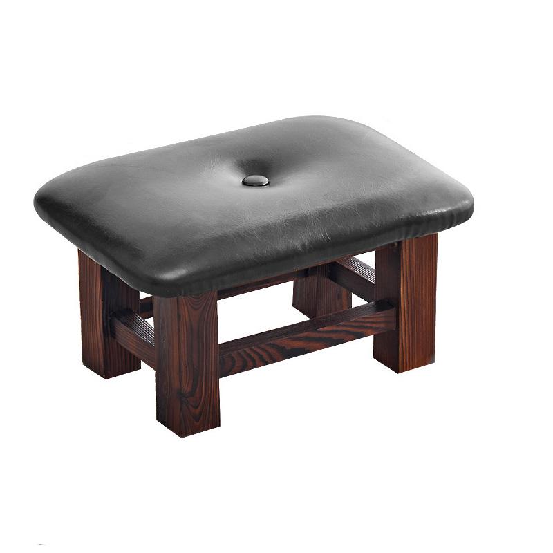1 шт. мягкая деревянная кожаная скамейка для дома гостиная стул для смены обуви
