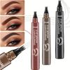Waterproof Eyebrow Tattoo Pen Long-Lasting Microblading Pencil with Precision Applicator for Natural Clear Brows Perfect Gift for Women