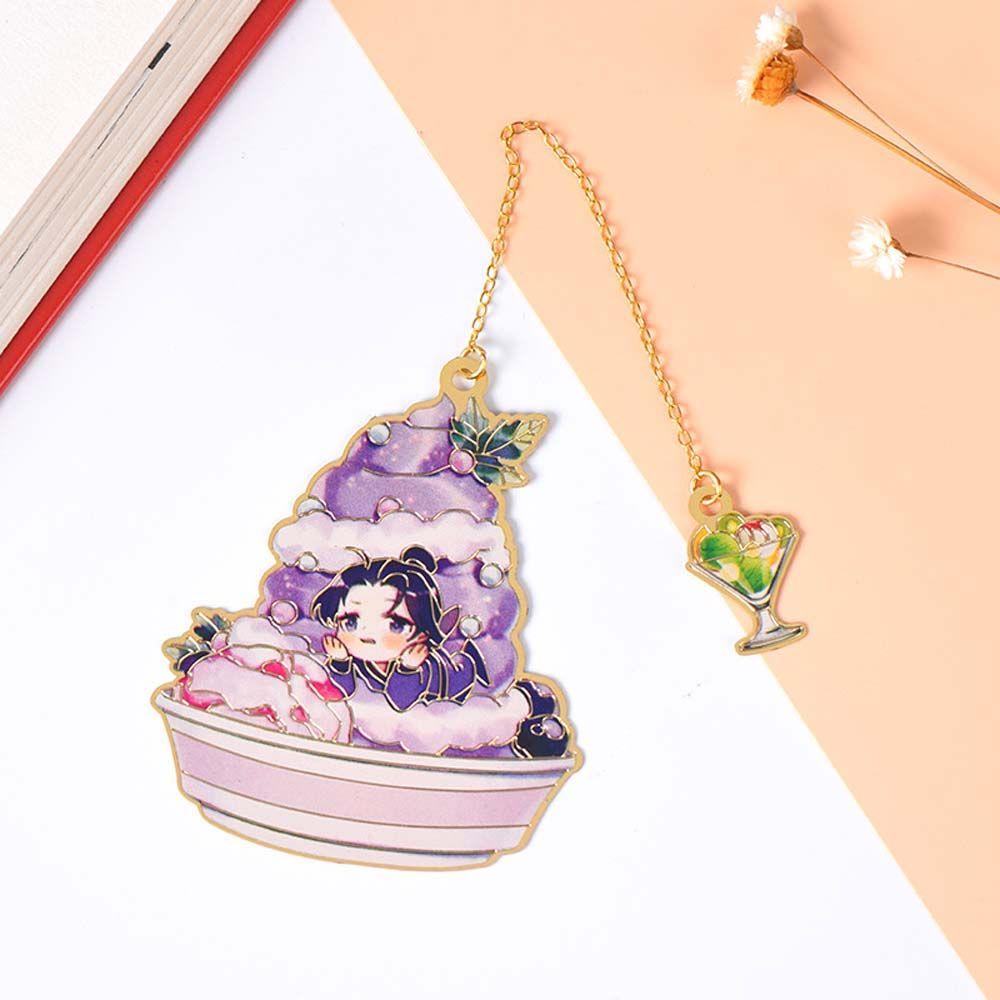 Wangji Wei Wuxian Stationery Book Markers Hollow Bookmark Pagination Mark Mo Dao Zu Shi Bookmark