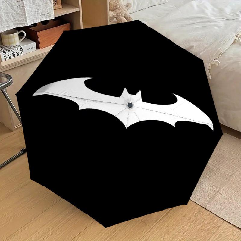 1PC Warner batman logo Automatic Open/Close Umbrella with Windproof, 100-Rib Sturdy Canopy, Durable Ribs1317A