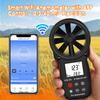 Smart Anemometer Wind Gauge with Record, WiFi App Connection & Control, Wind Meter for Monitoring Wind Speed, Temperature