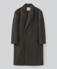 Fabregat Birkin Wool Peaked Double Coat (Dark Brown)