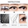 4D Fiber Lashes Rimel Тушь для ресниц Гель для макияжа Натуральные волокна Водонепроницаемая тушь для ресниц Керлинг Косметика