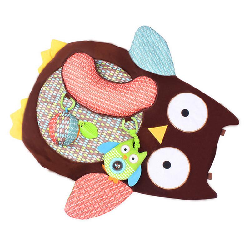 Infant Owl Blanket Game Blanket Baby Crawling Mat Suitable For 0-3 Years Old Game Pad Activity Mat