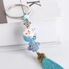 Cat Random Tassel Chinese Knot Weaving Key Chains Key Holder Lucky Cat Keychain Lucky Cat Keyring