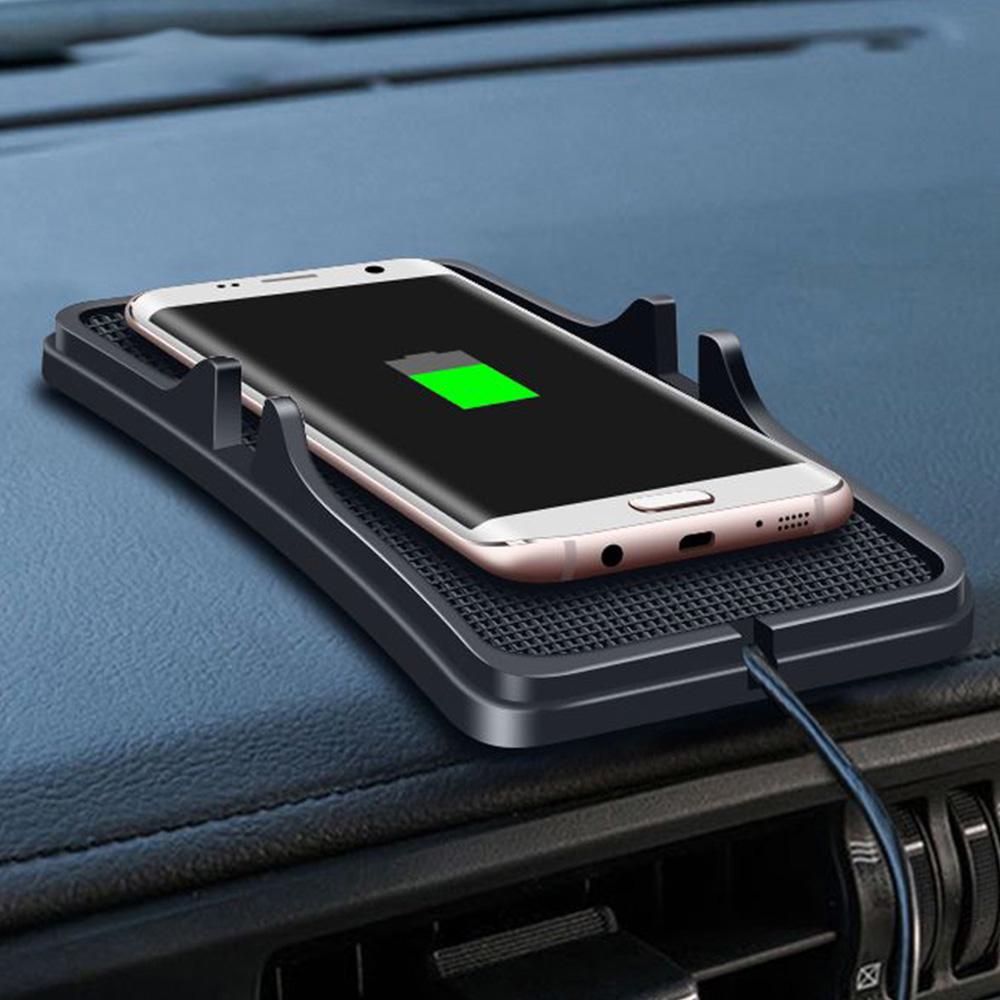 Car Wireless Charger Qi Charging Pad Holder Stand for iPhone XS MAX XR 8 Plus X XS 11 Pro SE 2020 Samsung Galaxy S10 E Plus S21 S20 S9