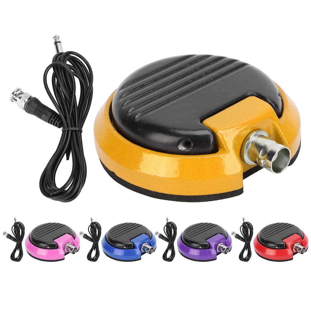 Круглая педаль для татуировки, портативный ножной переключатель для татуировки, аксессуар для контроллера