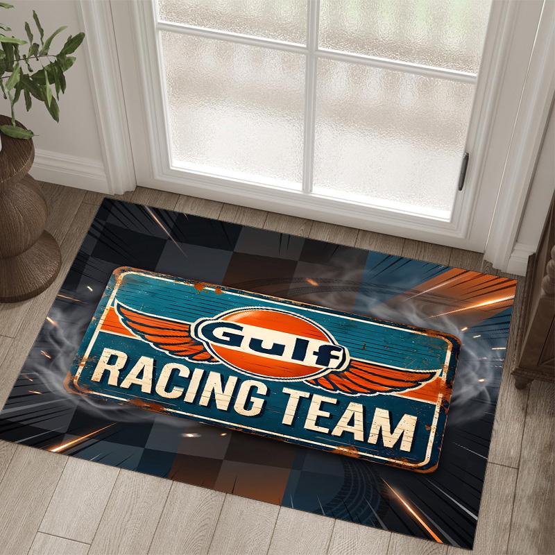 Gulf Design Crystal Velvet Carpet Cozy Non?Slip Printed Rug For Bedroom Living Room Entrance
