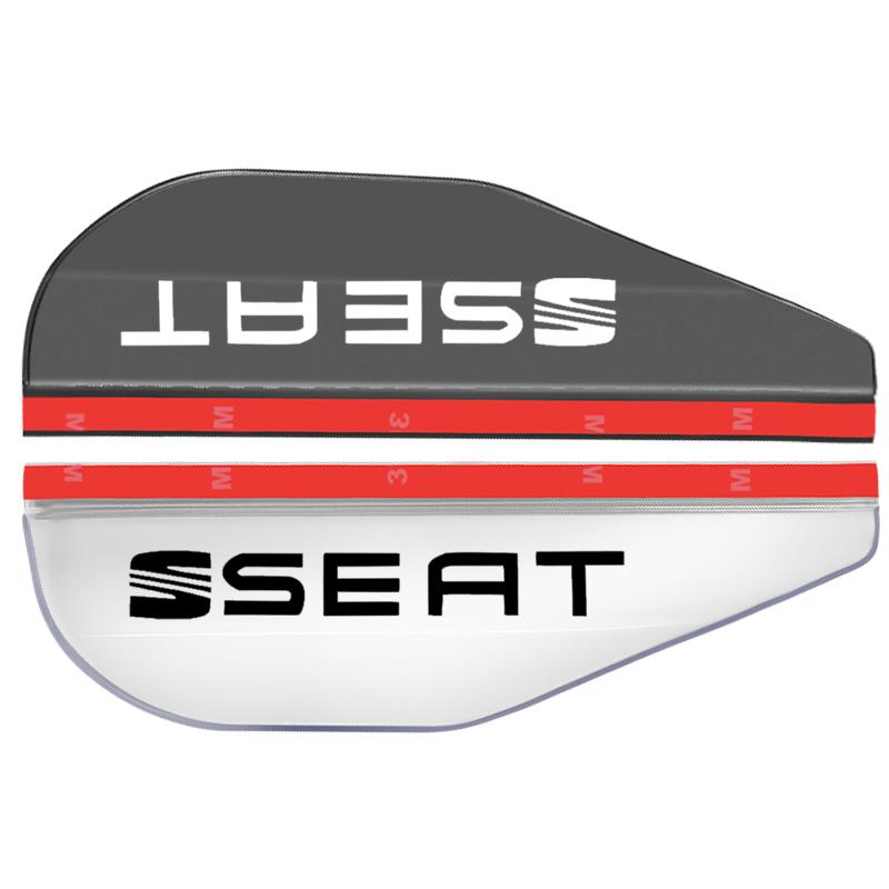 2 шт. Автомобильное боковое зеркало заднего вида Дождевая накладка Наклейка-бровь Для Seat Leon st FR CUPRA Leon MK3 MK2 mk1 хэтчбек 5f Ibiza 3 6J 6L FR Ateca Arona